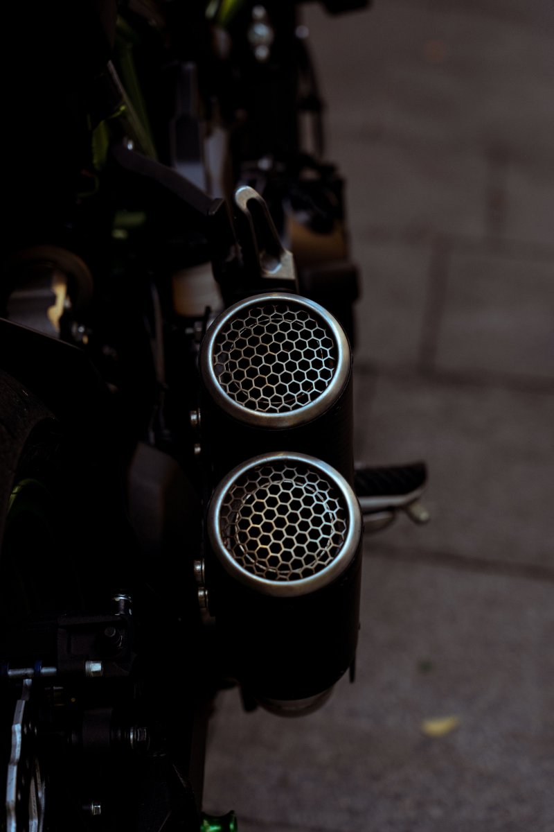 Slip-on exhaust and first service