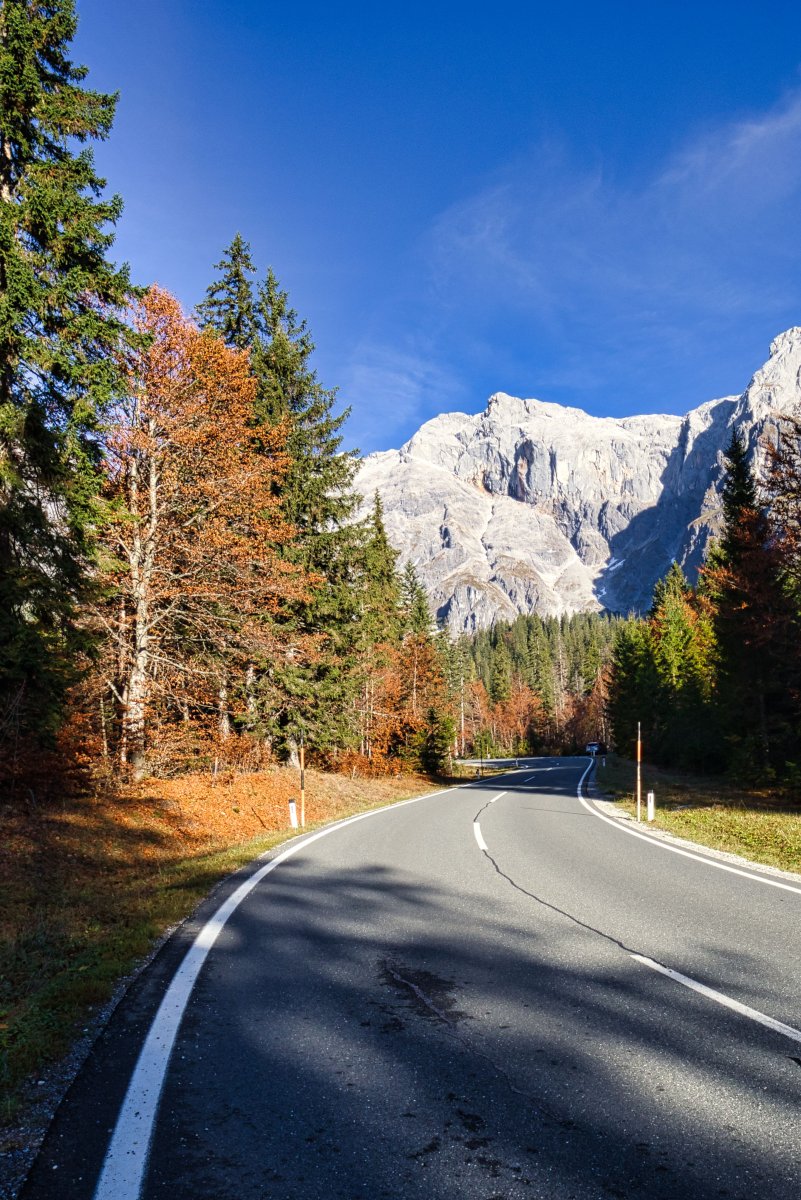 Herbstrunde ueber den Fernpass nach Ehrwald