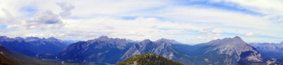 Oben am Joch, nachdem die Wolke weggezogen war. Auf die zwanzig Minuten haette ich nicht verzichten wollen.