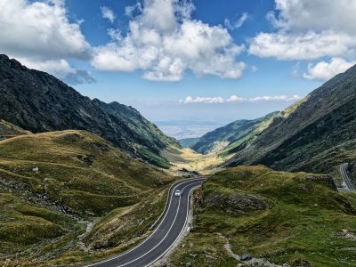 Transfagarasan, endelig en dag med sol